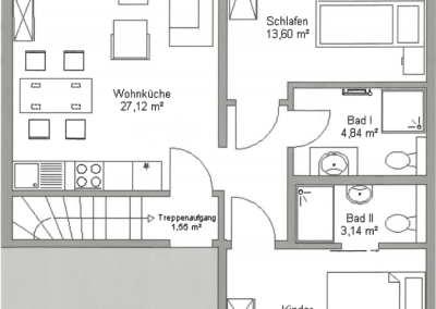 Grundriss Ferienwohnung Herzenslust